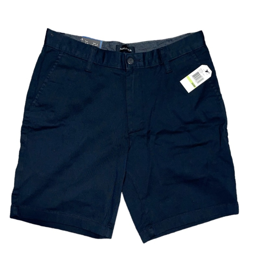 True Navy Nautica Men’s Classic-Fit 8.5” Stretch Deck Shorts
